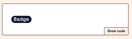 a button on the bottom right of the canvas to show the code being rendered.